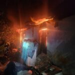 Incêndio foi registrado em residência no bairro Novo Horizonte, em Formiga