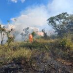 Incêndio foi registrado na tarde dessa quinta-feira (26), em Formiga