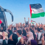 Milhares de ativistas marcham a Gaza para romper bloqueio de Israel