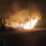 Incêndio foi registrado no centro de Arcos