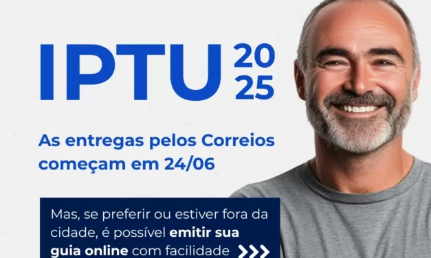 Moradores de Formiga já podem emitir 2ª via do IPTU 2025 pela internet