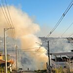 Incêndio foi registrado próximo ao Parque do Jequitibá, em Formiga