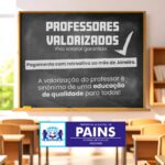 Prefeitura Municipal de Pains paga piso nacional dos professores com retroativo ao mês de janeiro