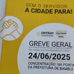 Greve dos servidores públicos paralisa escolas e serviços, em Bambuí