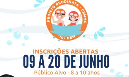 10º Batalhão de Bombeiros abre inscrições para projeto gratuito de natação infantil, em Divinópolis