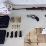 PM apreende 03 armas de fogo, em São Sebastião do Oeste