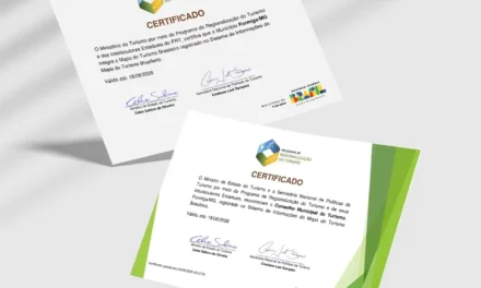 Formiga, mais uma vez é certificada, no Mapa do Turismo Brasileiro