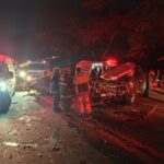 Colisão entre automóveis deixa dois mortos e três feridos na MG-050, em Carmo do Cajuru
