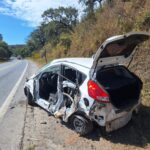 Duas pessoas ficam feridas em acidente na MG-050, em Formiga