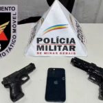 Três pessoas são presas após tentativa de roubo com arma falsa no Centro de Pouso Alegre, MG