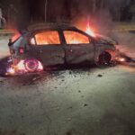 Polícia Militar atende ocorrência de incêndio em veículo no IFMG Bambuí