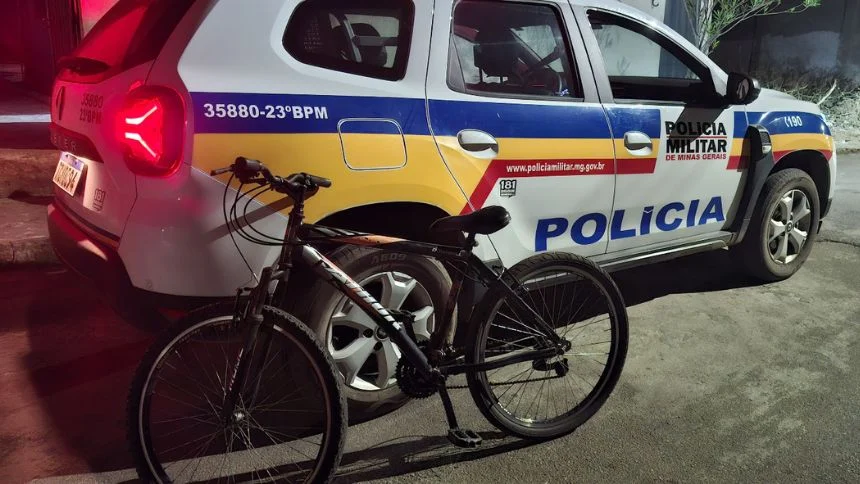 Homem assalta ciclista e é preso em Carmo do Cajuru; criminoso tem mais de 10 passagens