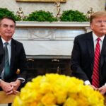 Trump defende Bolsonaro e diz que ex-presidente ‘não é culpado de nada’ e sofre ‘caça às bruxas’