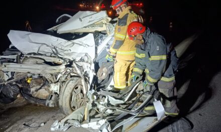 Colisão entre automóvel e ônibus na BR 494 em Carmo da Mata deixa um óbito