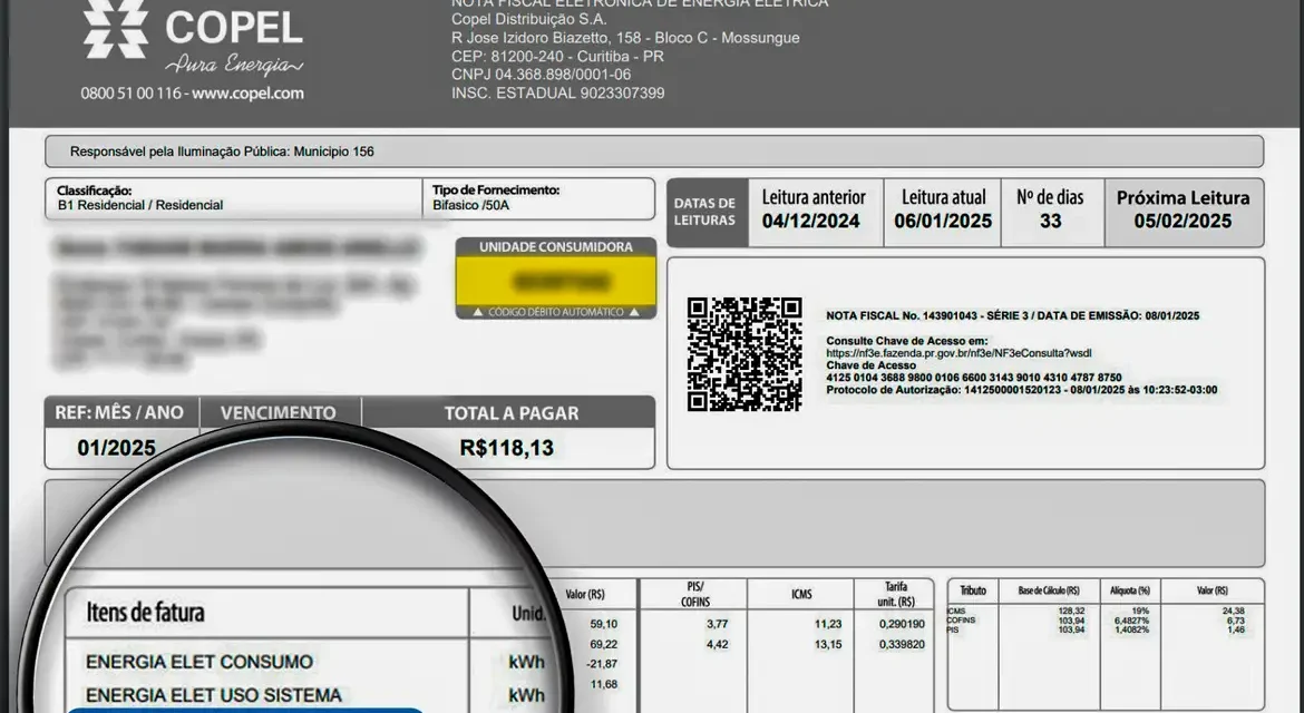 Bônus Itaipu dará desconto médio de R$ 11,59 na conta de luz de agosto