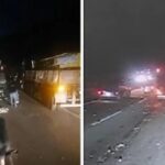 Carreta com frutas tomba na rodovia Fernão Dias e causa congestionamento na Serra de Igarapé