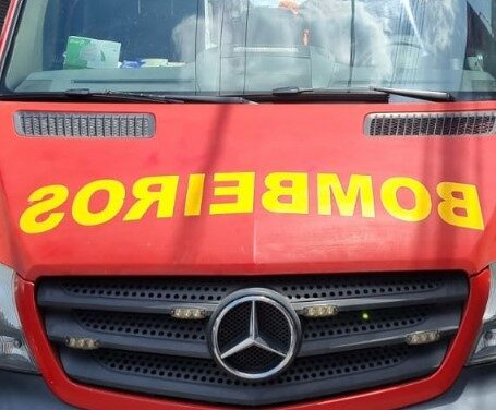 Trabalhadora escorrega ao carregar cão para banho e é socorrida pelos bombeiros, em Formiga