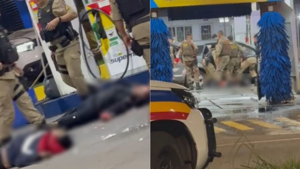 Perseguição policial termina com cinco suspeitos mortos e dois PMs feridos em Araguari