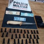 Polícia Militar prende suspeito de tráfico no bairro Belvedere, em Bambuí