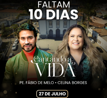 Faltam 10 dias para uma noite de fé e emoção, em Formiga