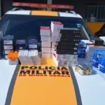 Operação apreende carga ilegal de eletrônicos e anabolizantes na MG-050, em Formiga