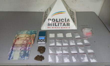 Jovem de 18 anos é preso por tráfico de drogas no bairro Mangabeiras em Formiga