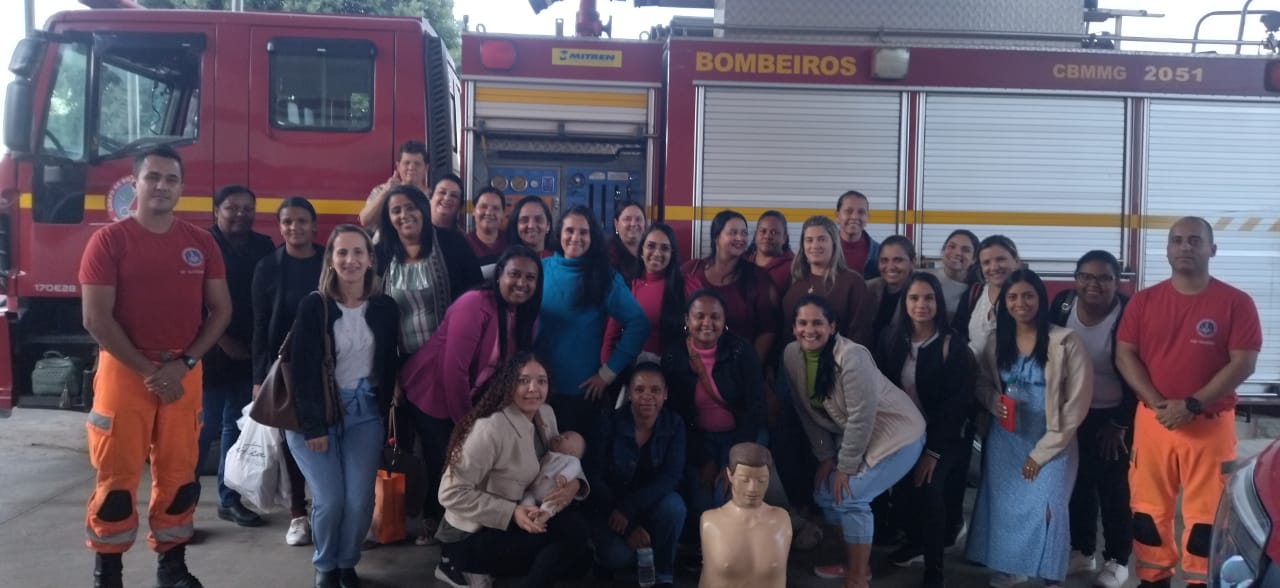 Corpo de Bombeiros realiza treinamento com ênfase em primeiros socorros e prevenção de incêndios