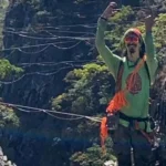 Turista morre após cair de 50 metros de altura enquanto praticava highline na Chapada dos Veadeiros