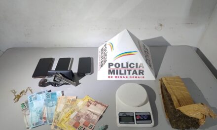PM apreende arma e drogas com irmãos em Formiga
