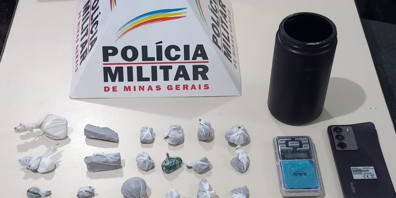Homem é preso por tráfico de drogas durante briga em Itapecerica
