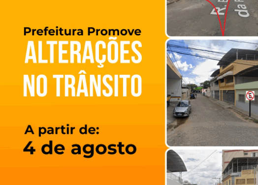 Mudanças no trânsito de Formiga começam em agosto