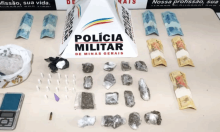 Polícia Militar apreende drogas e prende suspeito em Santo Antônio do Monte
