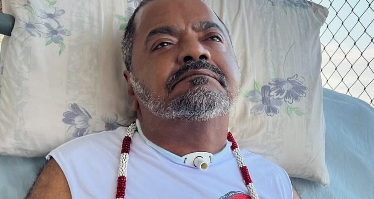 Esposa de Arlindo Cruz diz que cantor não responde mais a estímulos