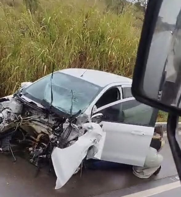 Acidente é registrado na BR-354 entre Campo Belo e Cana Verde