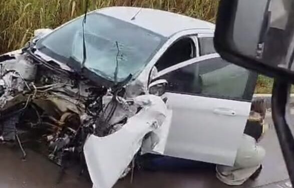 Acidente é registrado na BR-354 entre Campo Belo e Cana Verde