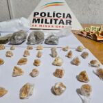 PM apreende grande quantidade de drogas no bairro Buritis, em Divinópolis