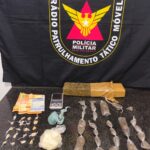Menor foi apreendido com grande quantidade de drogas no bairro Geraldo Veloso, em Formiga