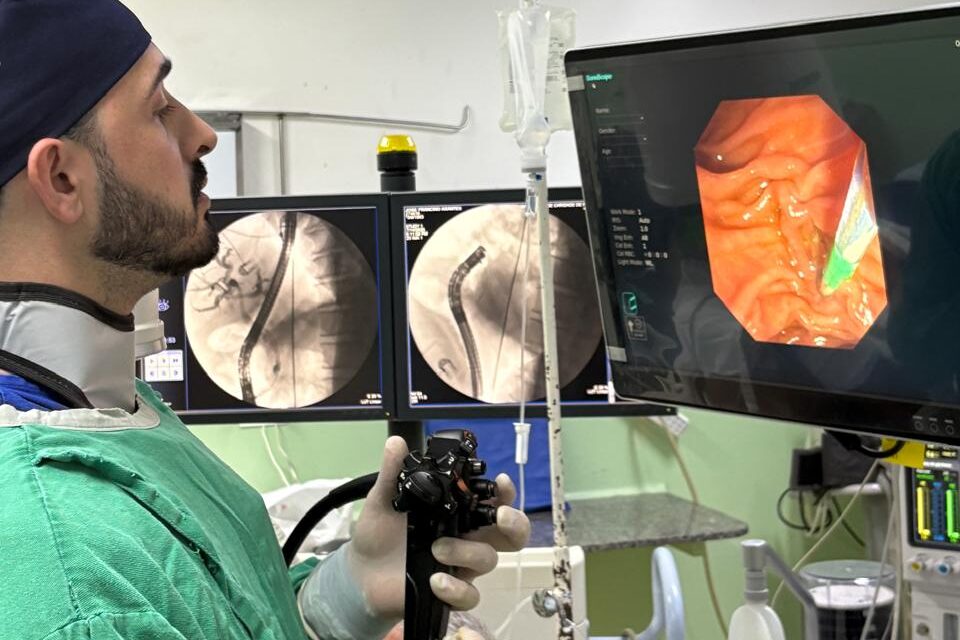 Santa Casa realiza procedimento inovador de endoscopia