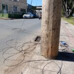 Fios soltos continuam oferecendo risco em Formiga
