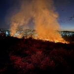 Incêndio foi registrado, em Campo Belo