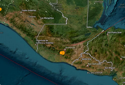 Terremoto deixa 2 mortos na Guatemala