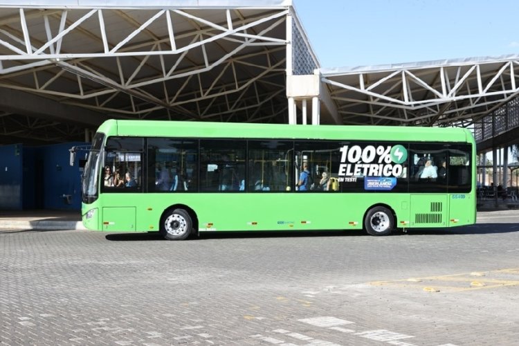 Uberlândia testa ônibus elétricos  