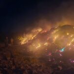 Incêndio em aterro sanitário foi registrado, em Itapecerica
