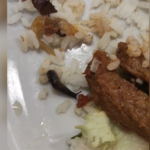 Lesma é encontrada em prato servido no restaurante do CEFET, em Divinópolis