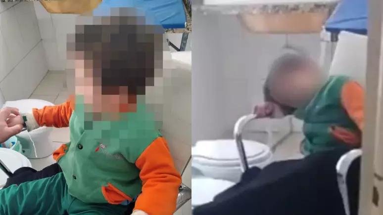 Menino autista de 4 anos é encontrado amarrado em banheiro de escola, na Grande Curitiba