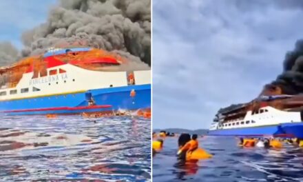 Passageiros saltam no mar para escapar de incêndio em embarcação na Indonésia