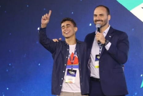Nikolas celebra sanção dos EUA a Moraes e elogia Eduardo Bolsonaro