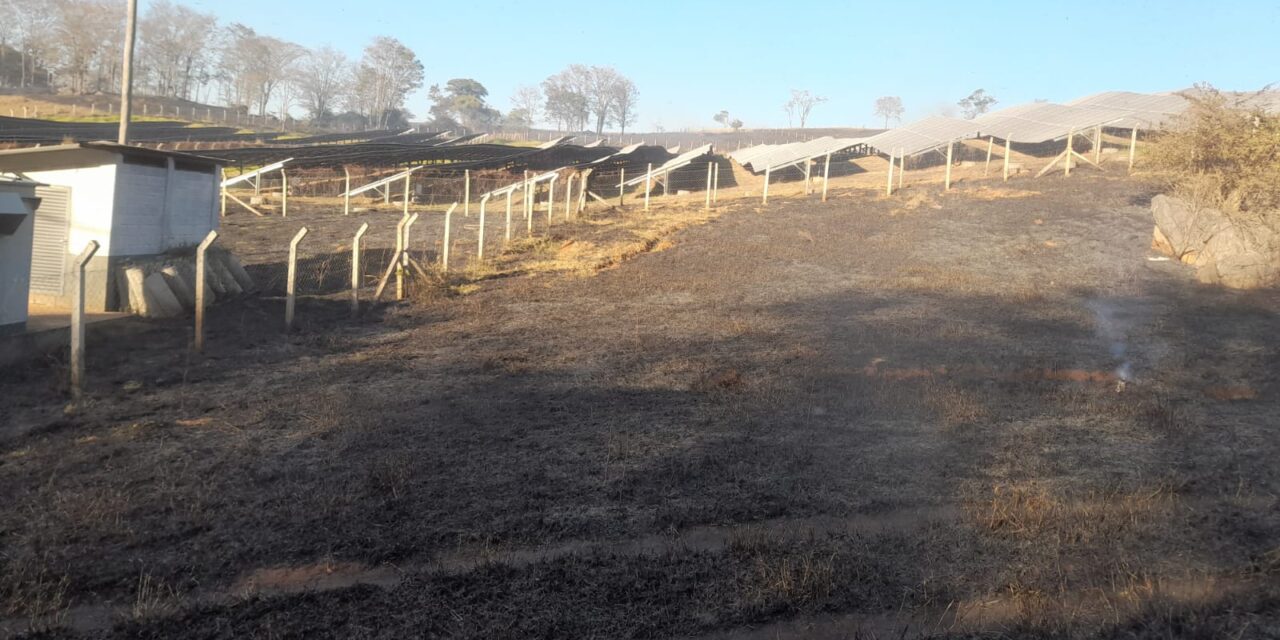 Incêndio consome 14 hectares de vegetação, em Pains