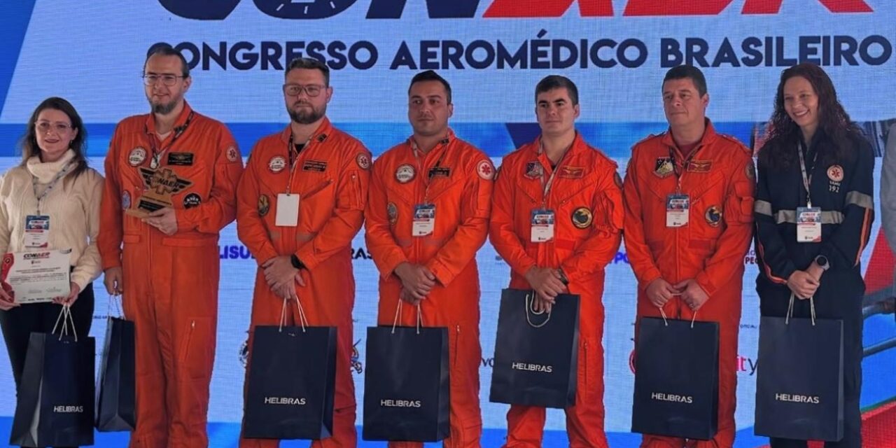 Colaboradores do CIS-URG Oeste recebem premiações científicas no “5º Congresso Aeromédico – CONAER 2025′