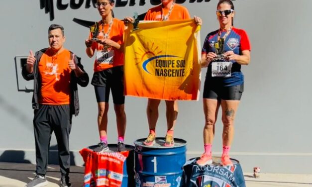 Equipe Sol Nascente se destaca em provas de atletismo no final de semana, em Minas Gerais
